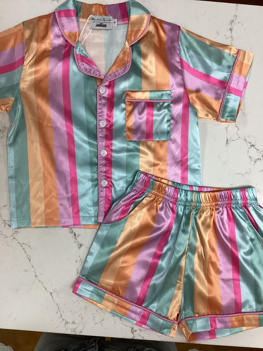 Striped Silk Pajamas