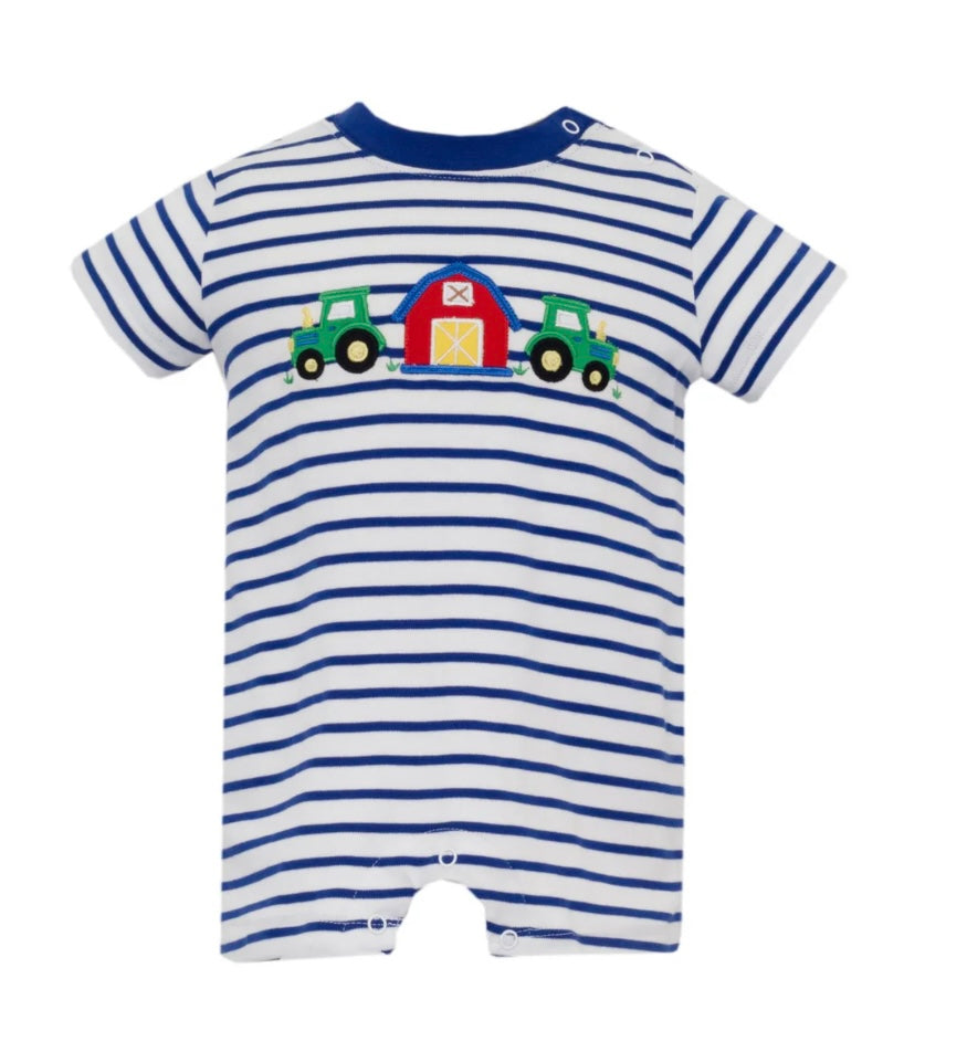 Farm Barn & Tractors Romper