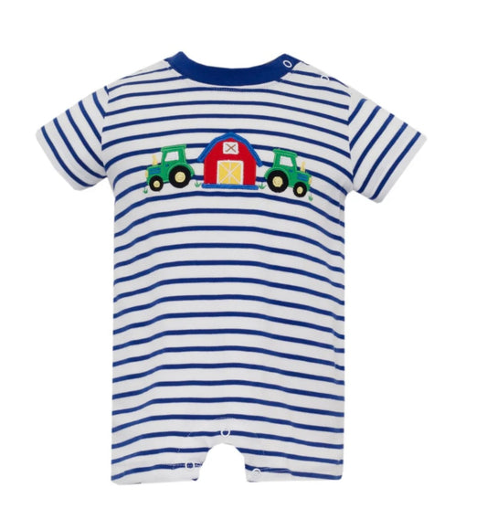 Farm Barn & Tractors Romper
