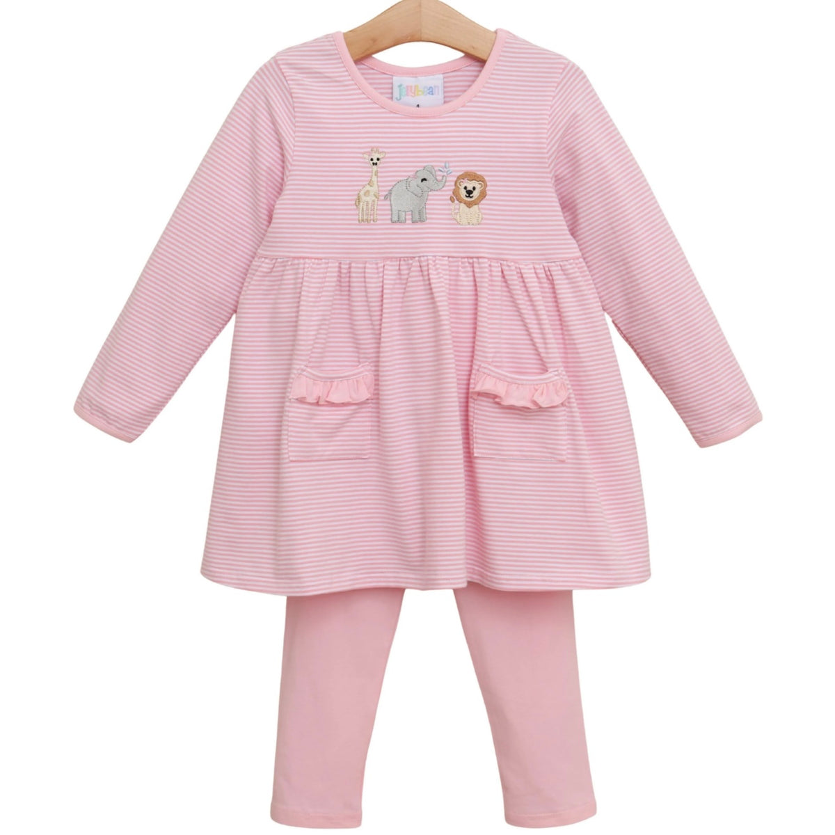 Zoo Crew Ruffle Pocket Pants Set