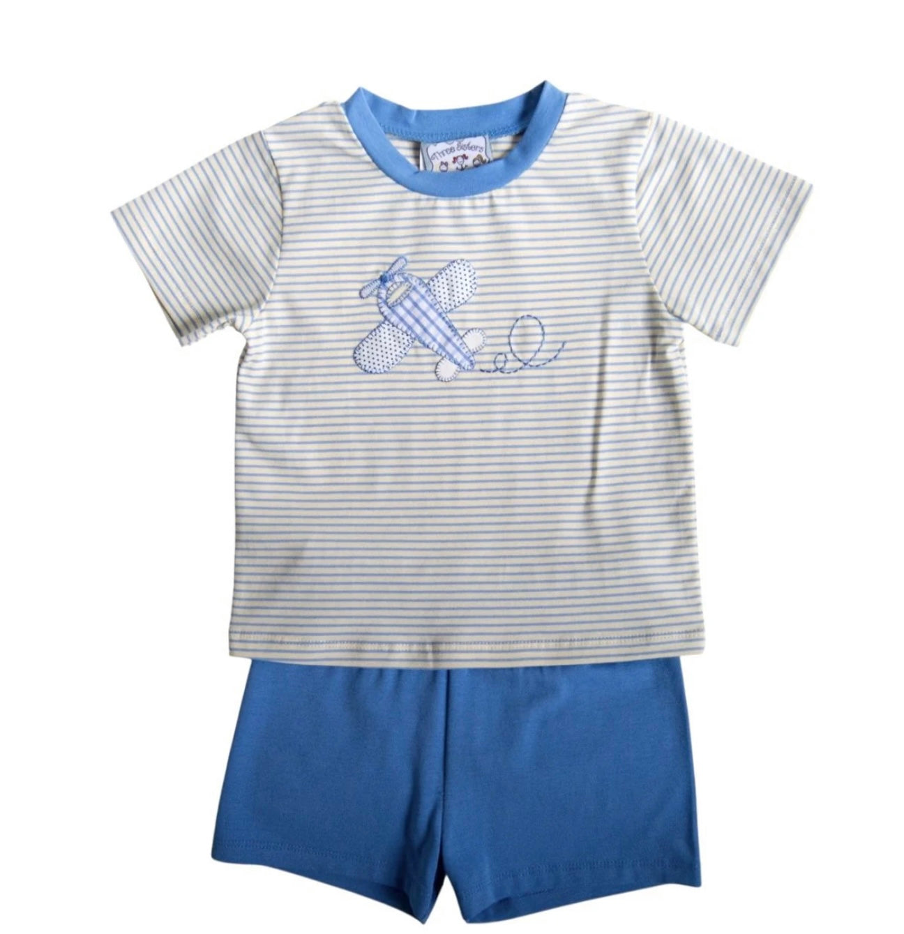 Airplane Appliqué Shirt Set TS