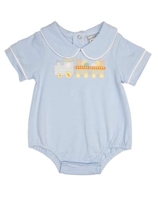 Easter Train Boys Bubble TS