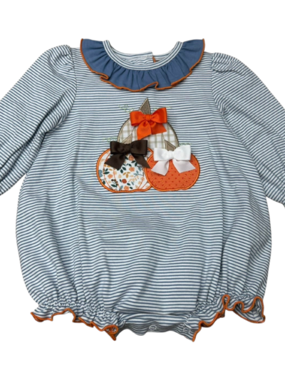 Pumpkin Patch Appliqué Bubble