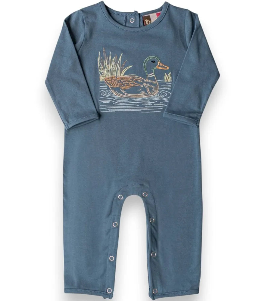 BS Mallard Duck Embroidery Romper
