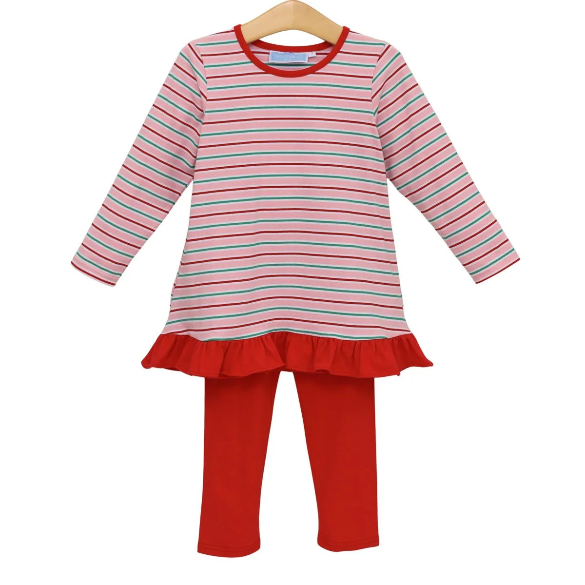 Mila Merry & Bright Stripe Pant set