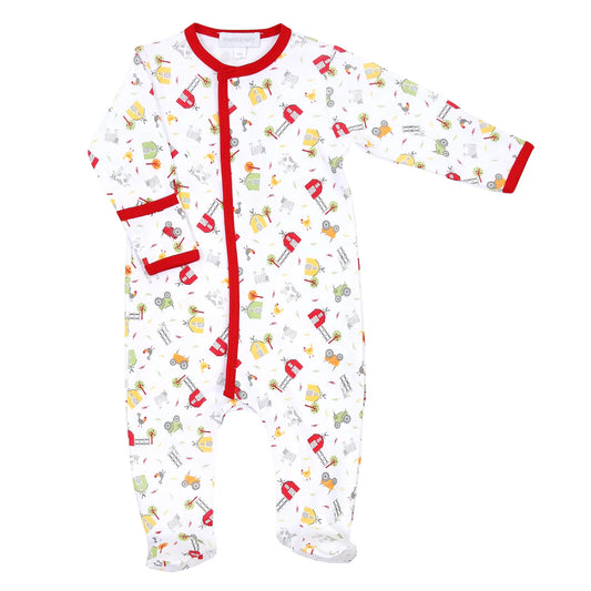 Down on the Farm printed footie