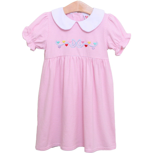 Mini Heart Embroidery Dress