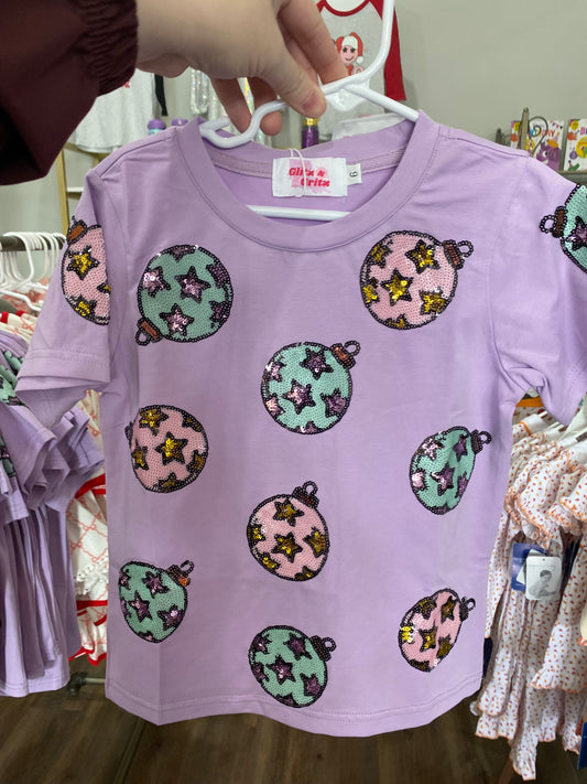 Ornament Sequin Shirt