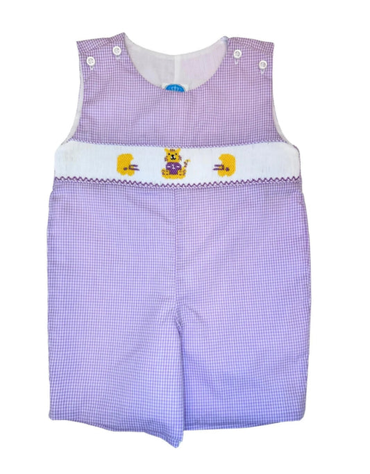 Purple Tiger Smocked Jon Jon