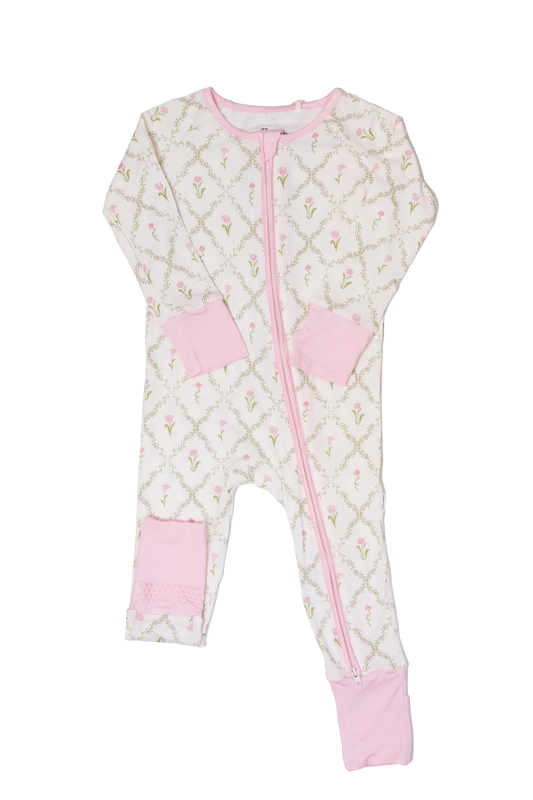 Flower Trellis Sleep Romper