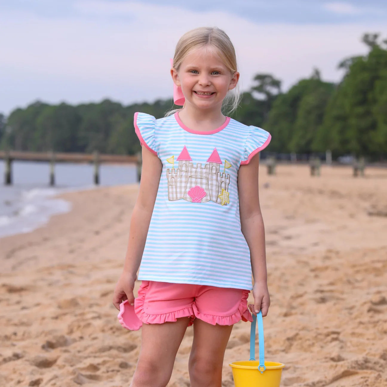 Sand Castle Flutter Short Set TS