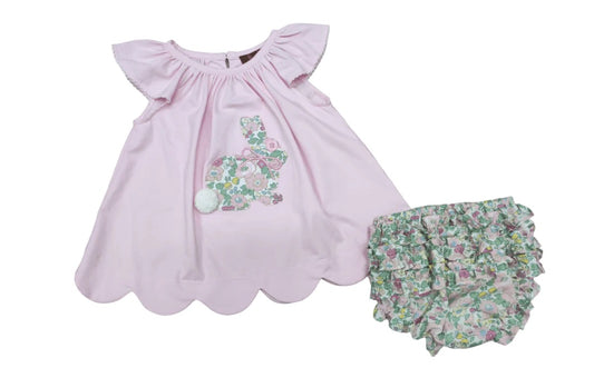 Blakely the bunny bloomer set