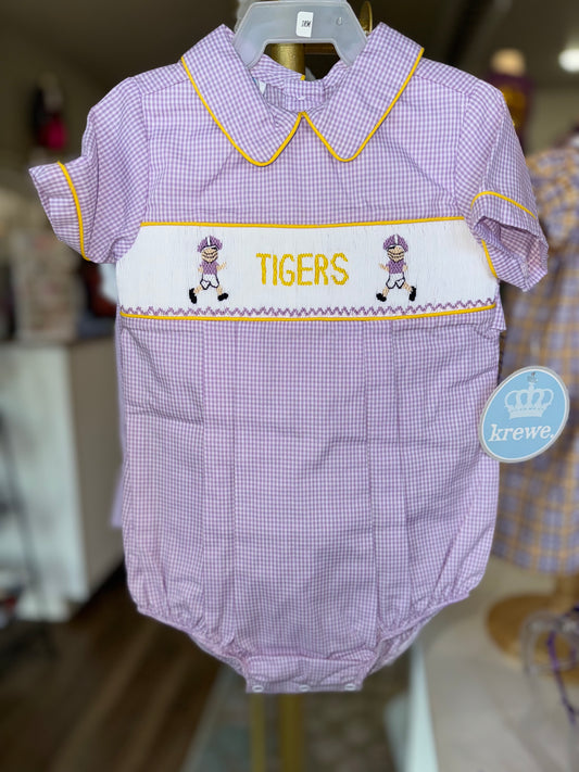 Purple Tiger Boy Bubble