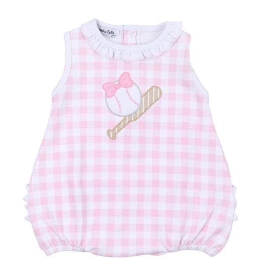 Batter Up Applique Sleeveless Bubble