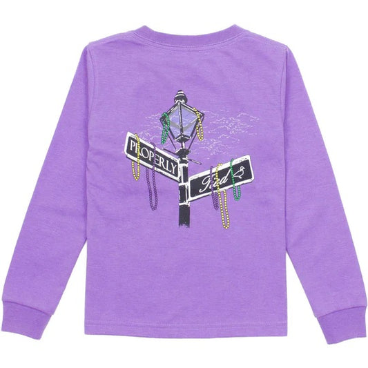 Purple Rue Mardi Gras Tee PP