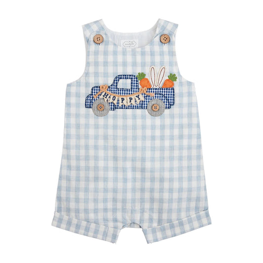 Hoppy Mudpie Boy Easter Romper