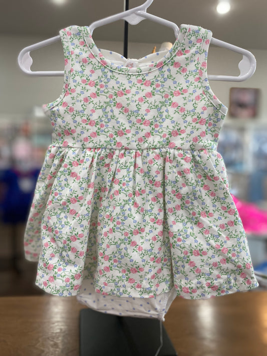 Swoon Baby Pink and Blue Floral Bubble