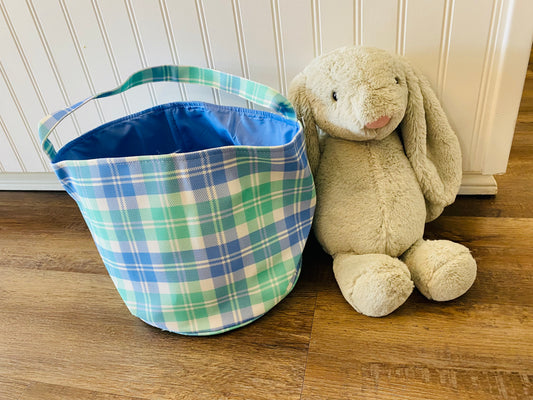 Easter Plaid Easter Basket