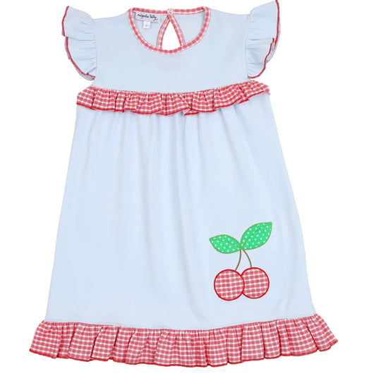 Cherry Flutter Dress