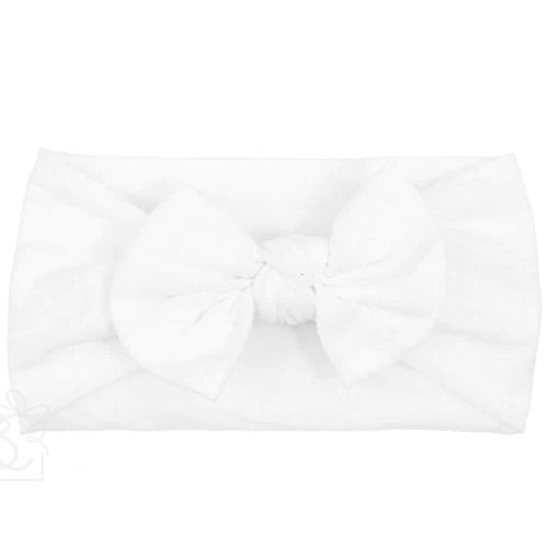 WIDE PANTYHOSE HEADBAND (WHITE)