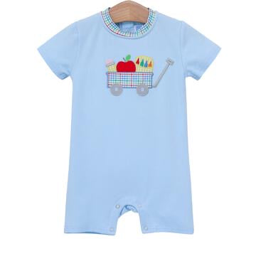 School Supplies Wagon Romper