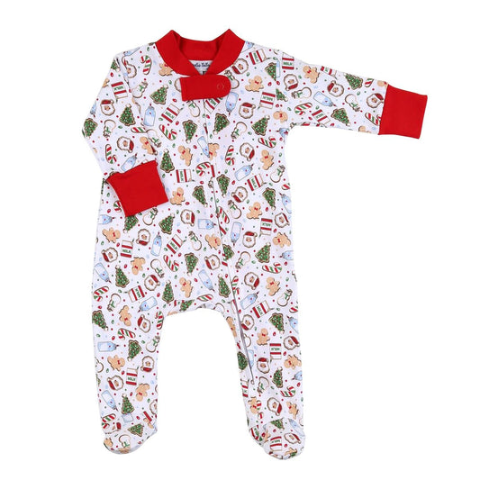 Cookie Exchange Button Footie