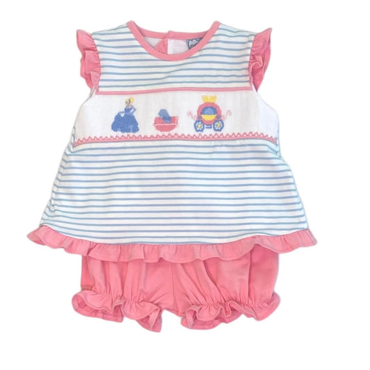 Princess Smocked Bloomer Set