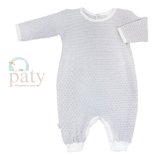 Long sleeve romper Grey