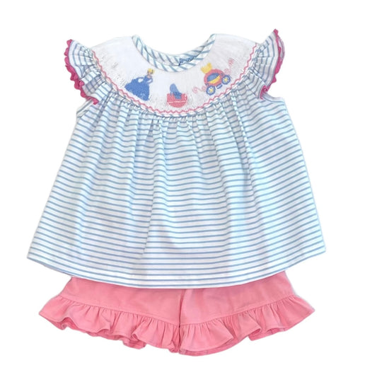 Princess Smocked Short Set