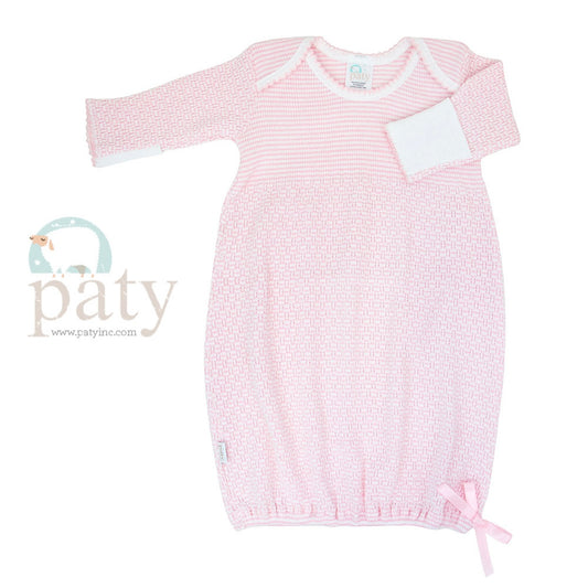 Paty Pink LS Gown