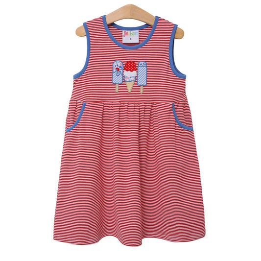 Red, White, Sweet Treat Dress