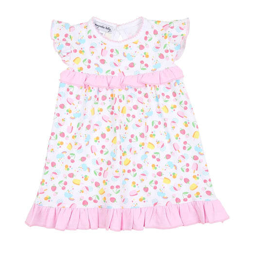 Magnolia Baby Printed Ruffle Flutter Sleeve Dress - Summer Treats