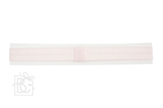 SKINNY ELASTIC HEADBAND Light Pink (SINGLE)- 0-3